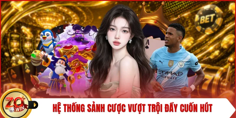 Hệ thống sảnh cược vượt trội đầy cuốn hút