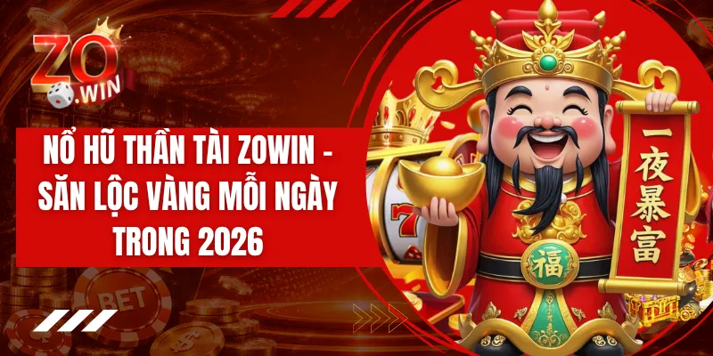 Nổ Hũ Thần Tài ZOWIN - Săn Lộc Vàng Mỗi Ngày Trong 2026